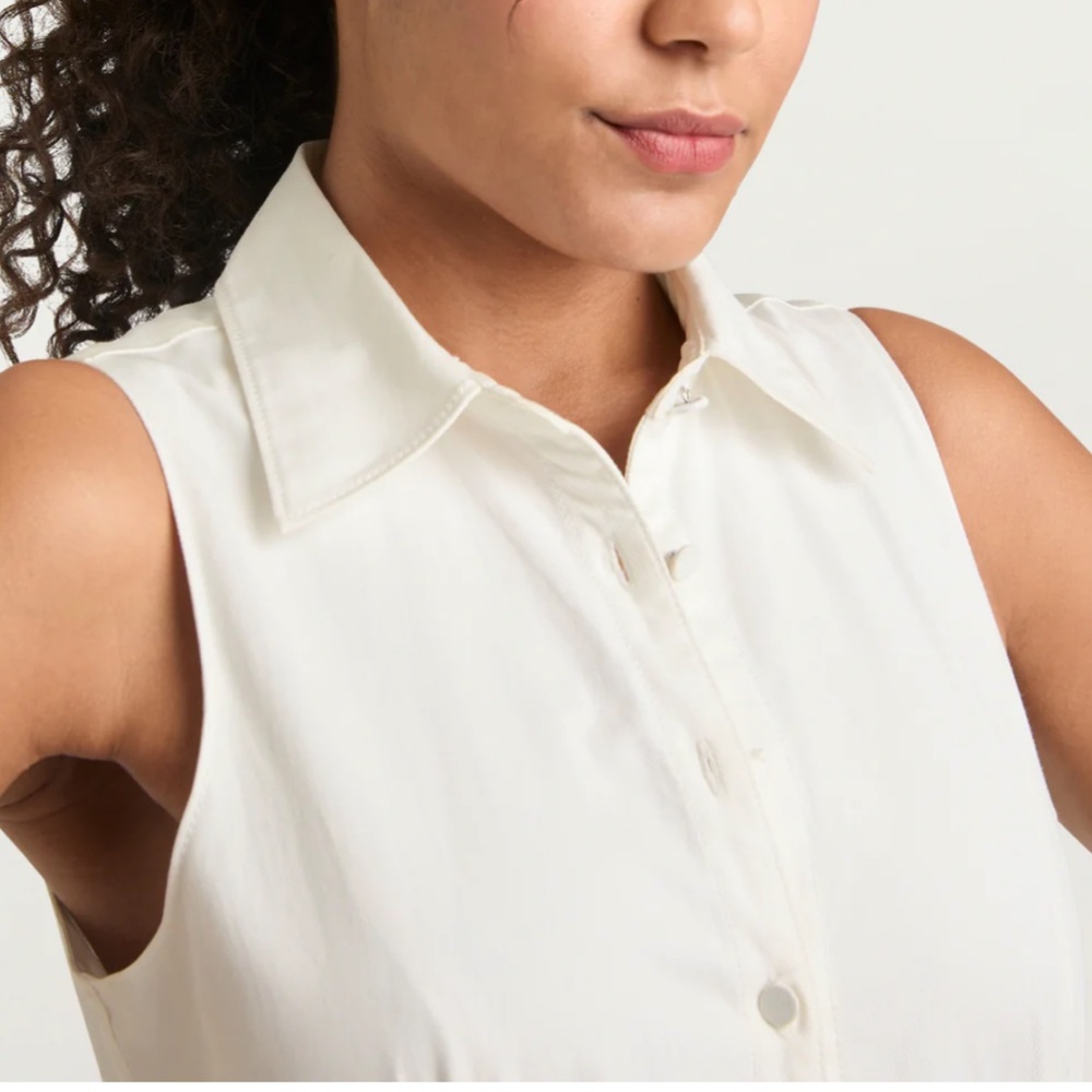 Cinq à Sept White Midi Dress - Picture 3 of 10